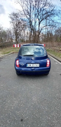 Nissan Micra cena 3999 przebieg: 166483, rok produkcji 2004 z Wrocław małe 56